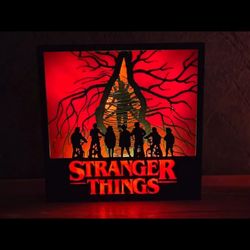 Custom Stranger Things Lamp.