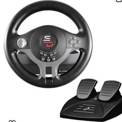superdrive sv200 steering wheel and pedals