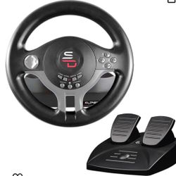 superdrive sv200 steering wheel and pedals
