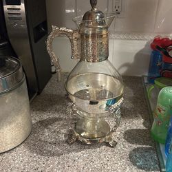 Coffee Pot Carafe Silver