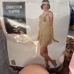 Halloween Charleston flapper Costume