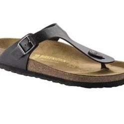 Birkenstock’s New in Box Gizeh Black Women’s 9 Men’s 7