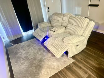 LED BLUETOOTH INCLINER SOFA