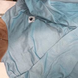 Sacai Carhartt Baby Blue/brown Sweater