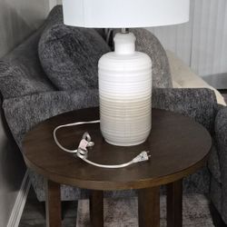 Lamp Shade And Side Table