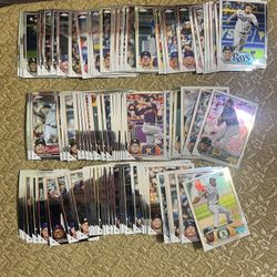 2023 Topps Chrome Baseball Card Lot Of 37 Card Lot For Only $4 Loaded With Rookie Cards 