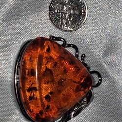 Very Nice Clean Amber Charm Pendent Asking 40$