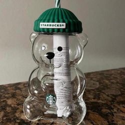 Starbucks Glass Bear Cup