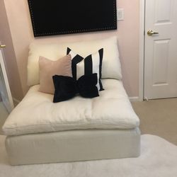 RH Armless Cloud Chair 