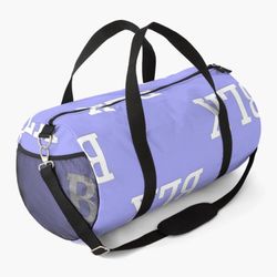 Black Summer Purple Duffle Bag 