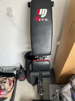 Adjustable Weights & Bench