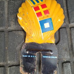 License Plate Topper Shell Gas