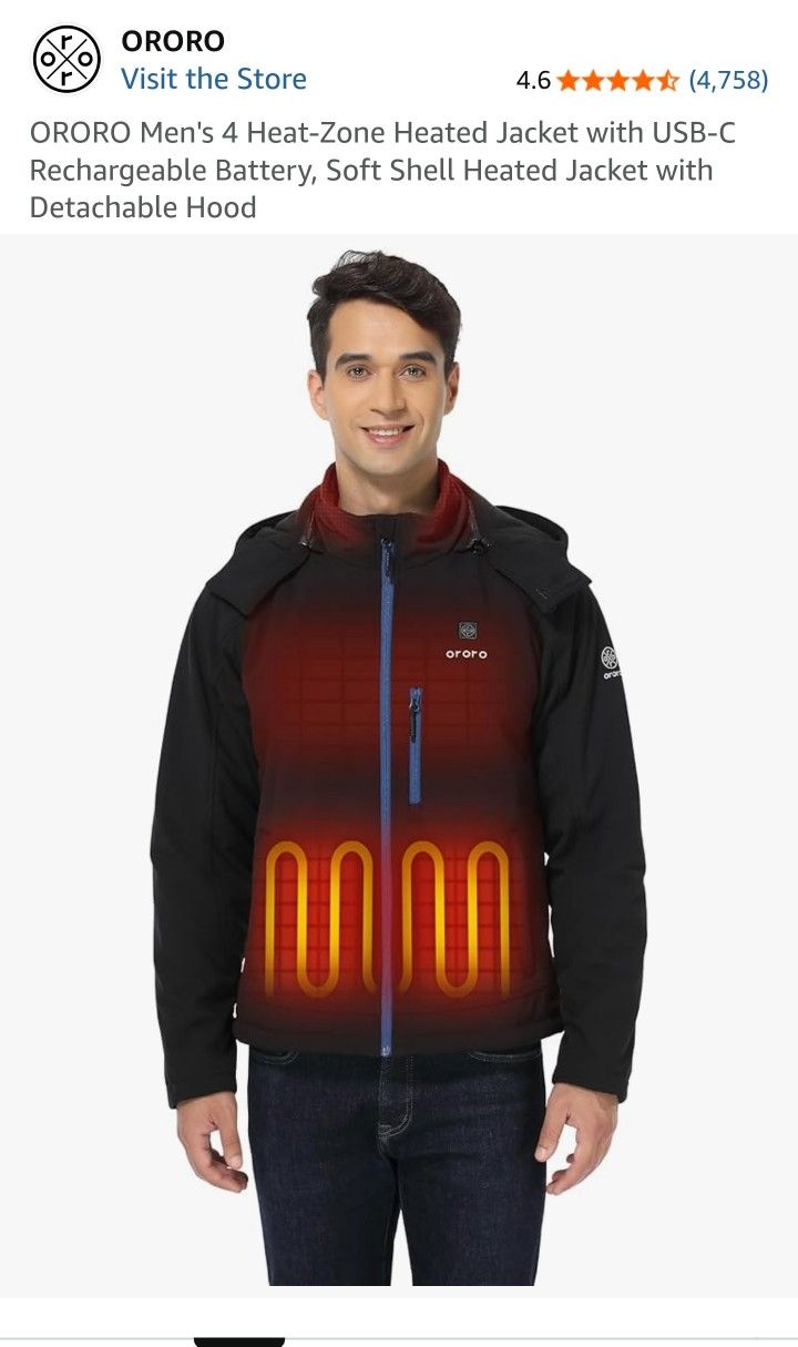 OVORO Heated Jacket LARGE