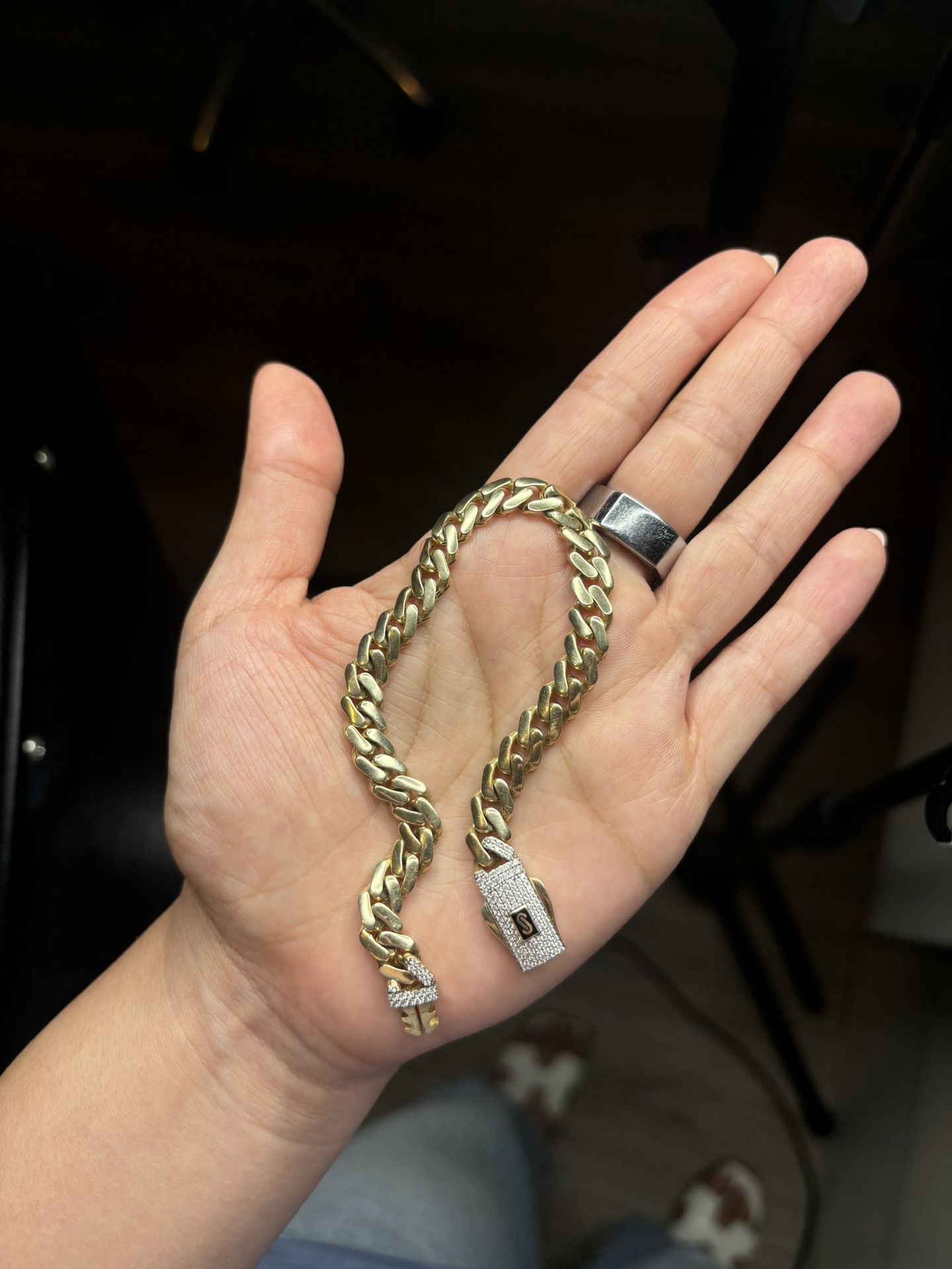 10K Monaco Classic Gold Bracelet