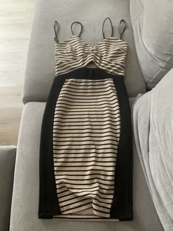 Medium Beige Stretchy Dress 