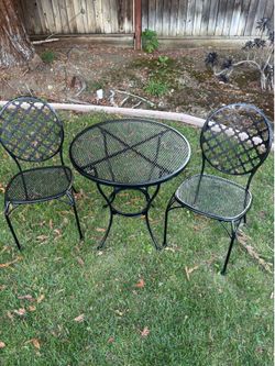 Bistro patio set