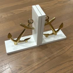 Target Threshold Brass Gold Anchor Bookend