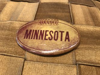 Vintage MINNESOTA Metal Football Sports Pin