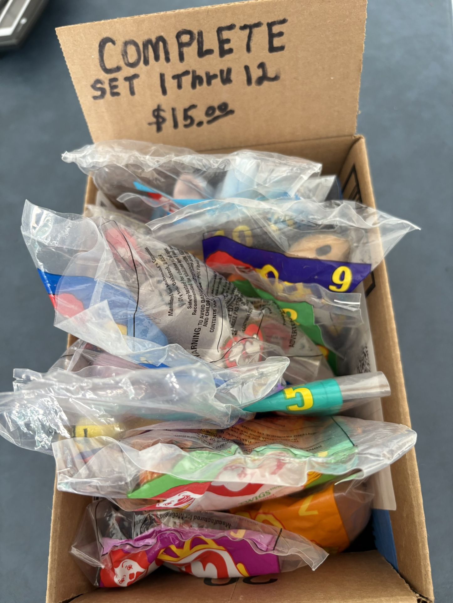 Brand New Completel Set Of McDonald Beanie Babies 