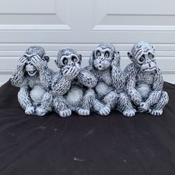See No Evil Monkeys Statue