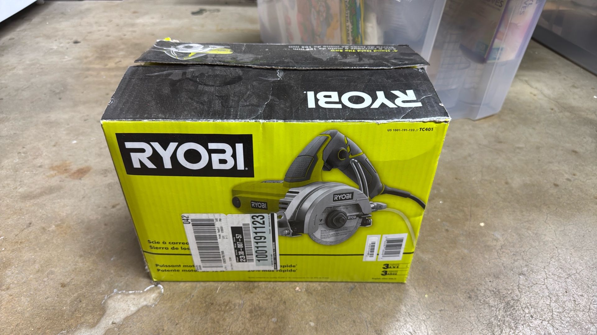 Ryobi 4 in Tile Saw