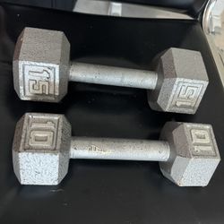 Champion Barbell Solid Hex Dumbbells Made Of Cast Iron 