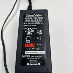 12V 3A Power Supply Adapter 36W Charger 5.5x2.1mm CCTV LED Router