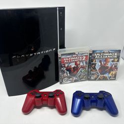 PlayStation 3 PS3 FAT (CECHA01) 60GB Backwards Compatible Console TESTED BUNDLE