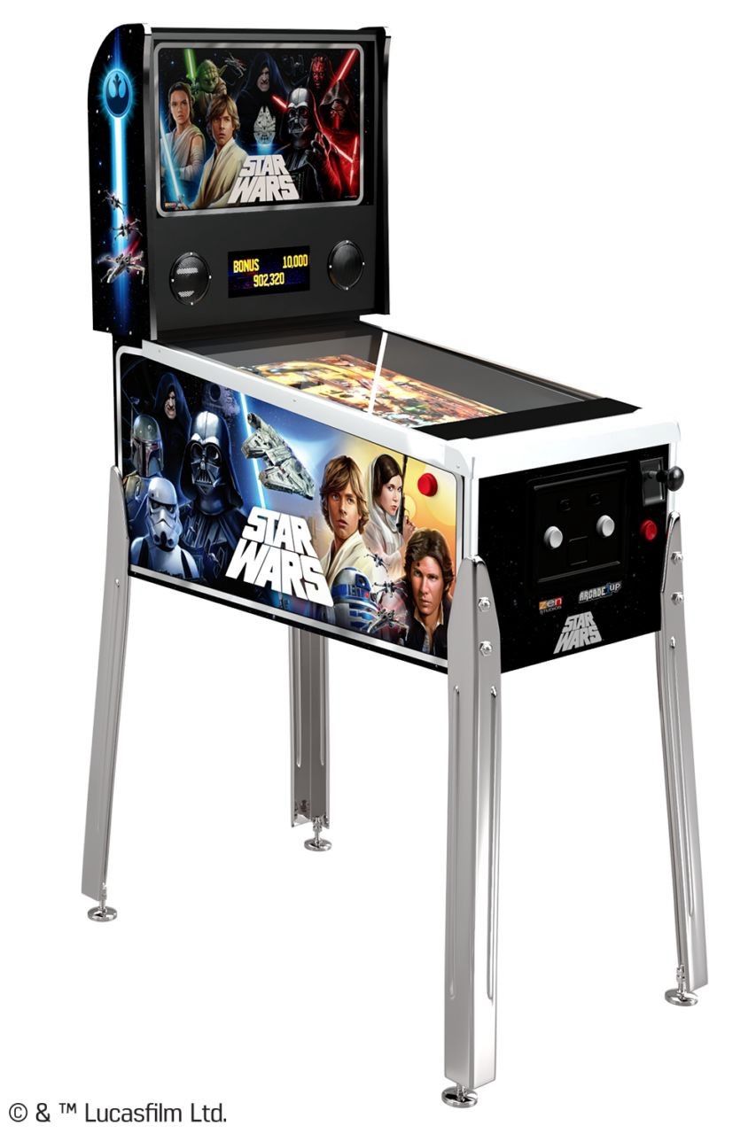 Arcade 1UP - Star Wars Virtual Pinball 9 Games! 
