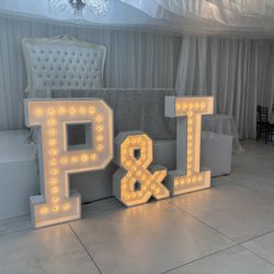 Marquee Light Up Letters