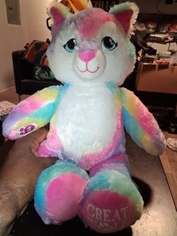 Rainbow Wolf Plush Limited Edition Great Wolf Lodge Exclusive GWL - Toys & Collectibles