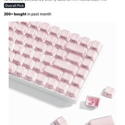 Womier Pink Keycap Set