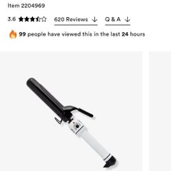 Pro Artist Nano Ceramic Curling Irons For Smooth, Shiny Hair