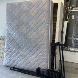 FREE QUEEN MATTRESS, BOX SPRING AND FRAME 