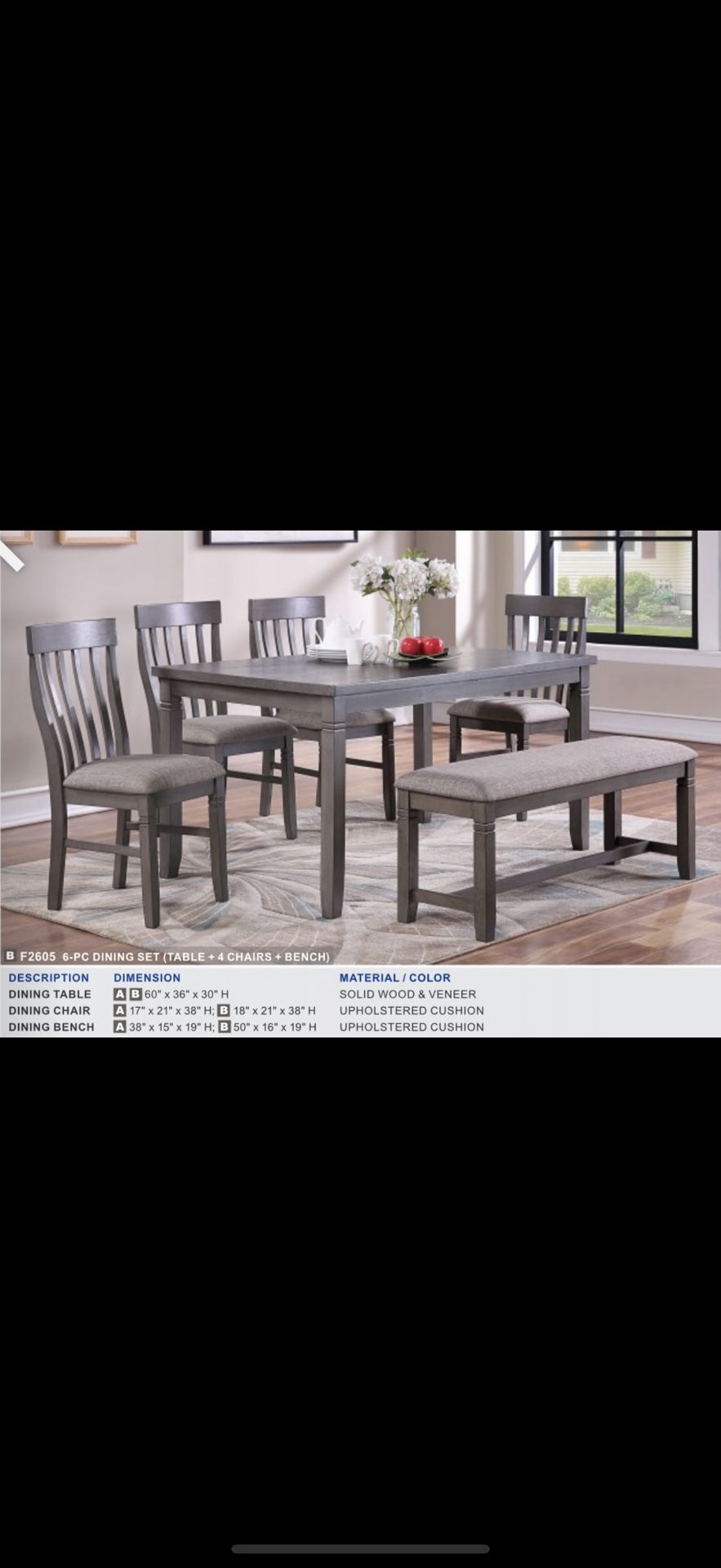 6 Seater Dining Table
