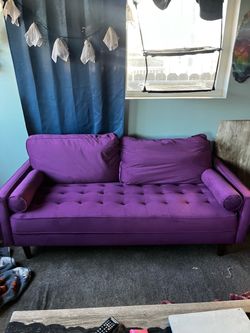 Purple couch