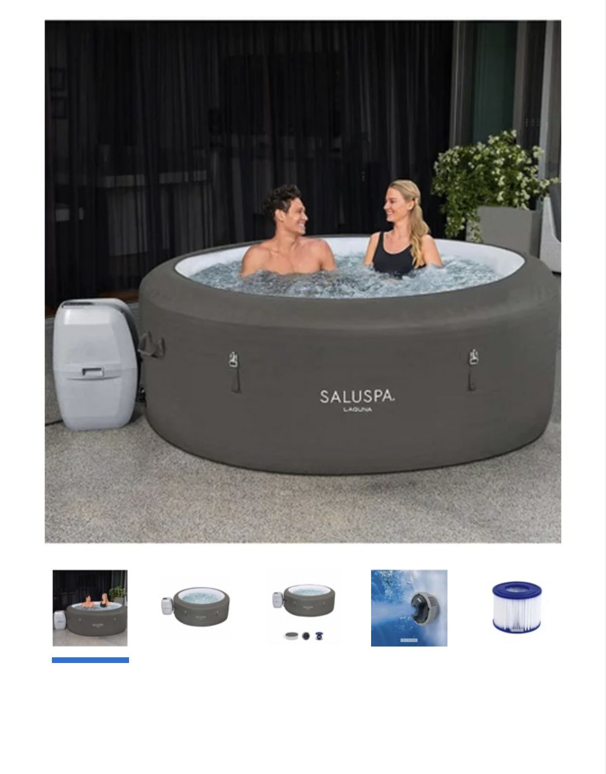 SaluSpa Laguna AirJet Inflatable Hot Tub