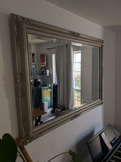 Large Ornate Wall Mirror