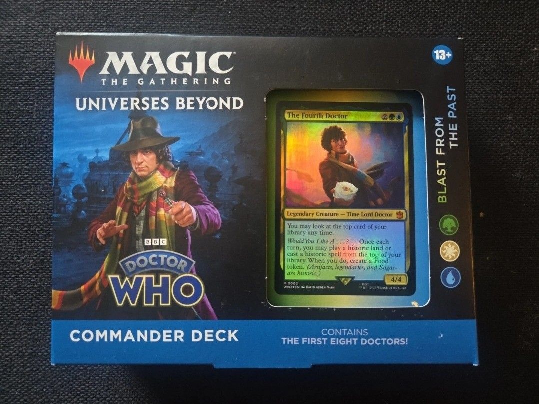 Magic the Gathering Doctor Who Blast from the Past Commander Deck Sealed
