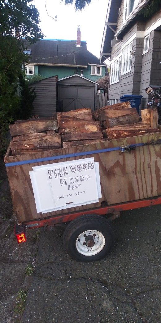 Seasoned Douglas Fir Fire wood. Split And Delivered Near U W. 