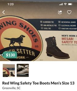 Red wing Boots Size 13