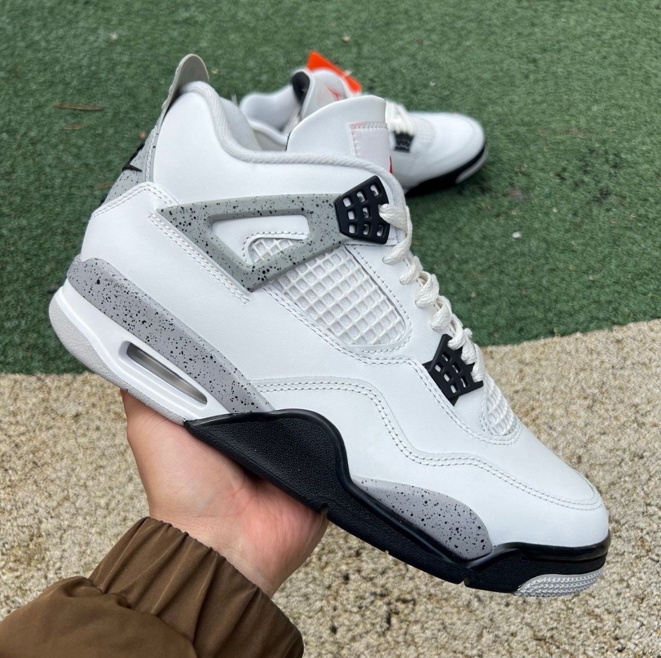 Jordan 4 White Cement Size 12