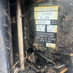 1998 Mercury 9.9M Outboard 