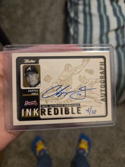 Chipper Jones INKredible autographed card