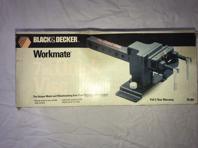 Black Decker Workmate 7 inch Quick Vise NEW for Sale in Providence RI OfferUp