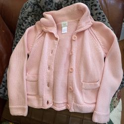 Child’s Pink Sweater  Size Medium 