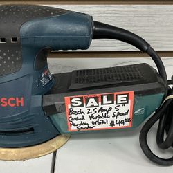 Bosch 2.5 Amp 5” Corded Variable Speed Random Orbital Sander 