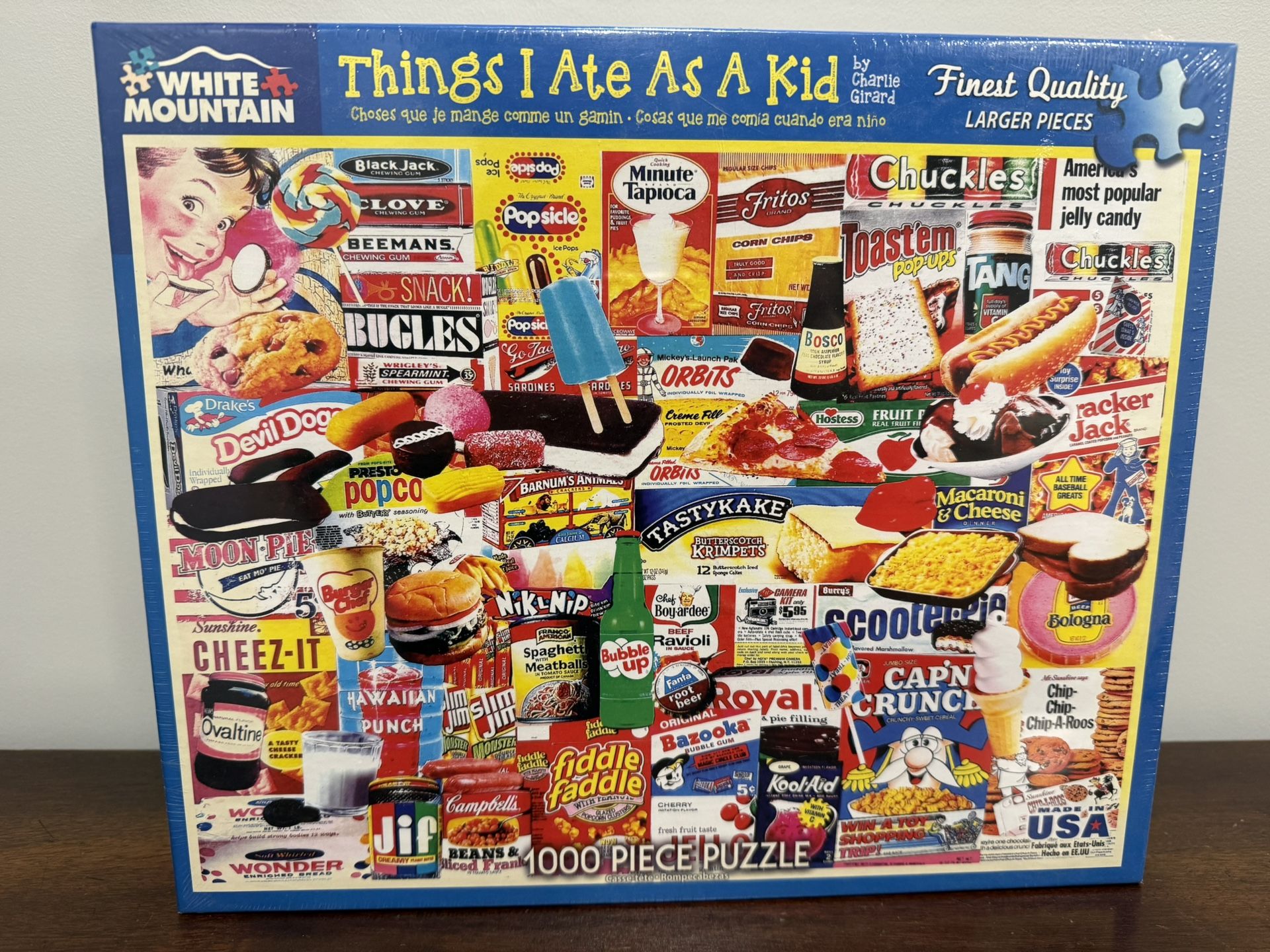 White Mountain 1,000 Piece Jigsaw Puzzle