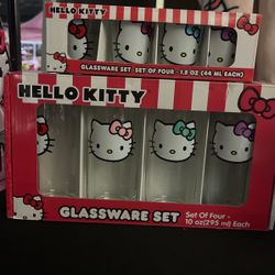 Hello Kitty glassware