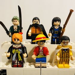 One Piece Anime Minifigures Manga Build | New Custom LEGO Compatible Toy